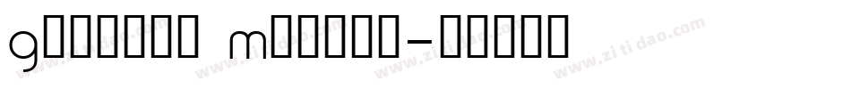 Garrett Medium字体转换